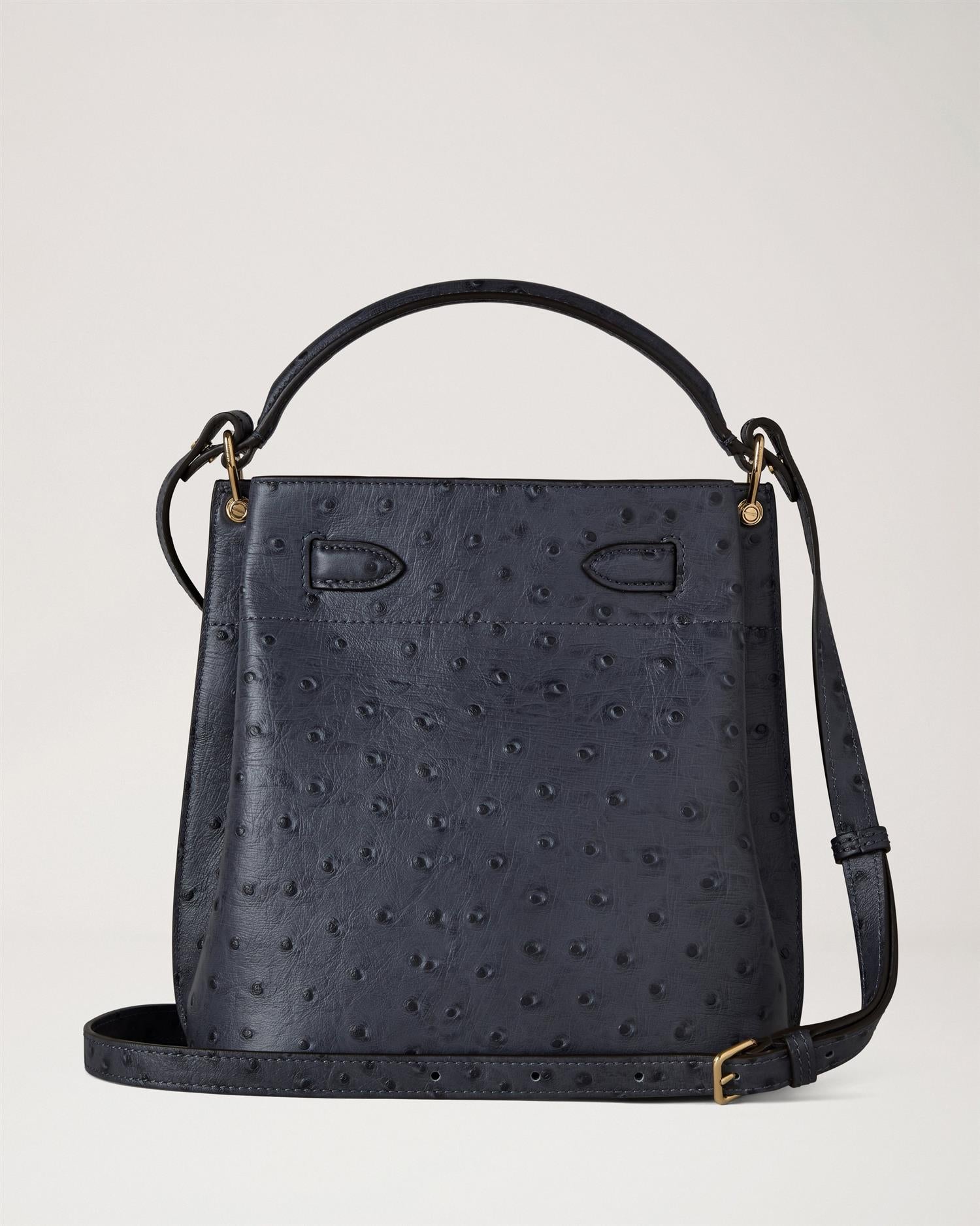 Islington Bucket Ostrich Print