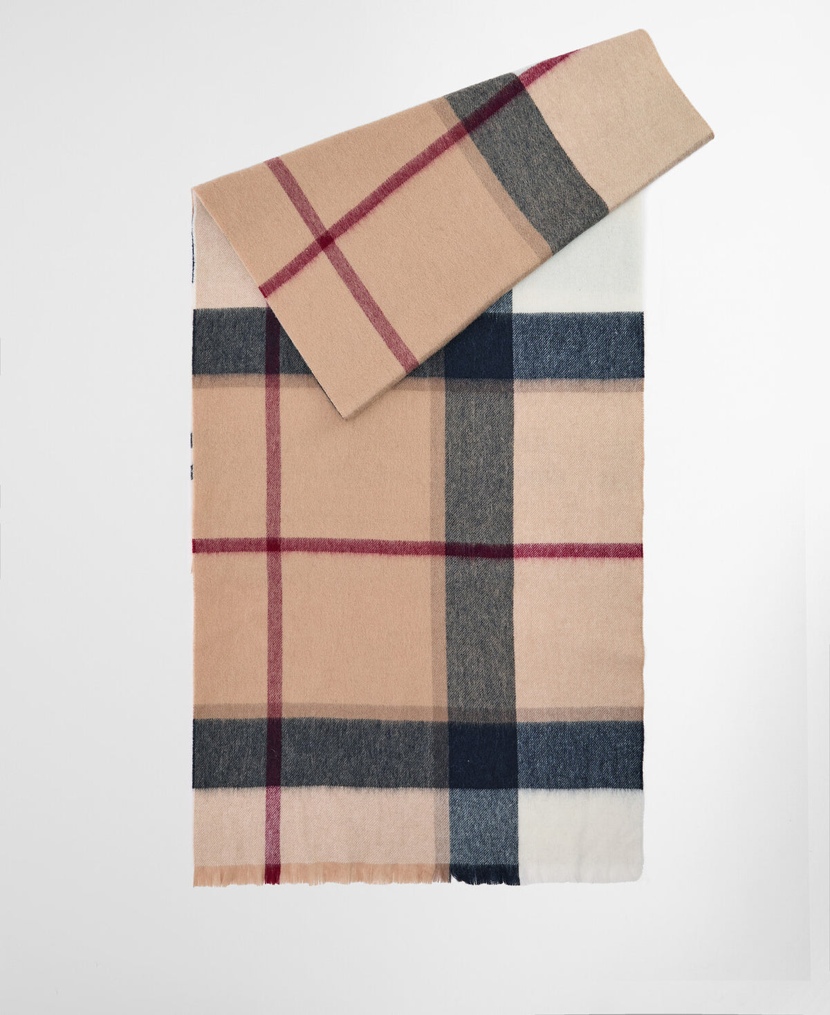 Rosefield Tartan Scarf - Brown