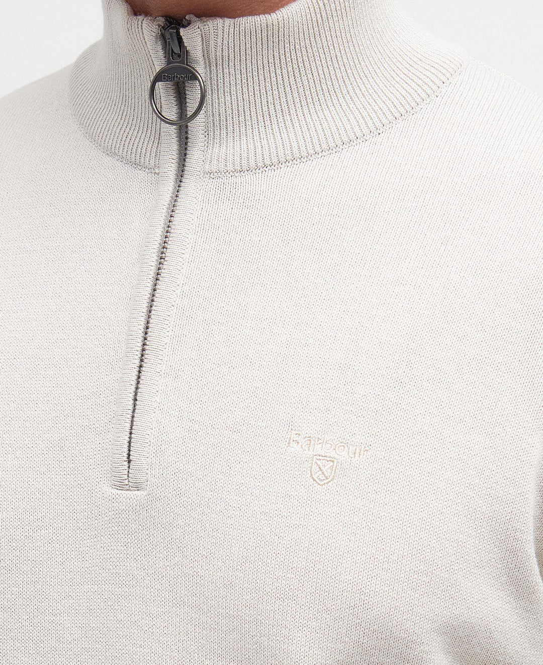 Half Zip Knitted - Beige