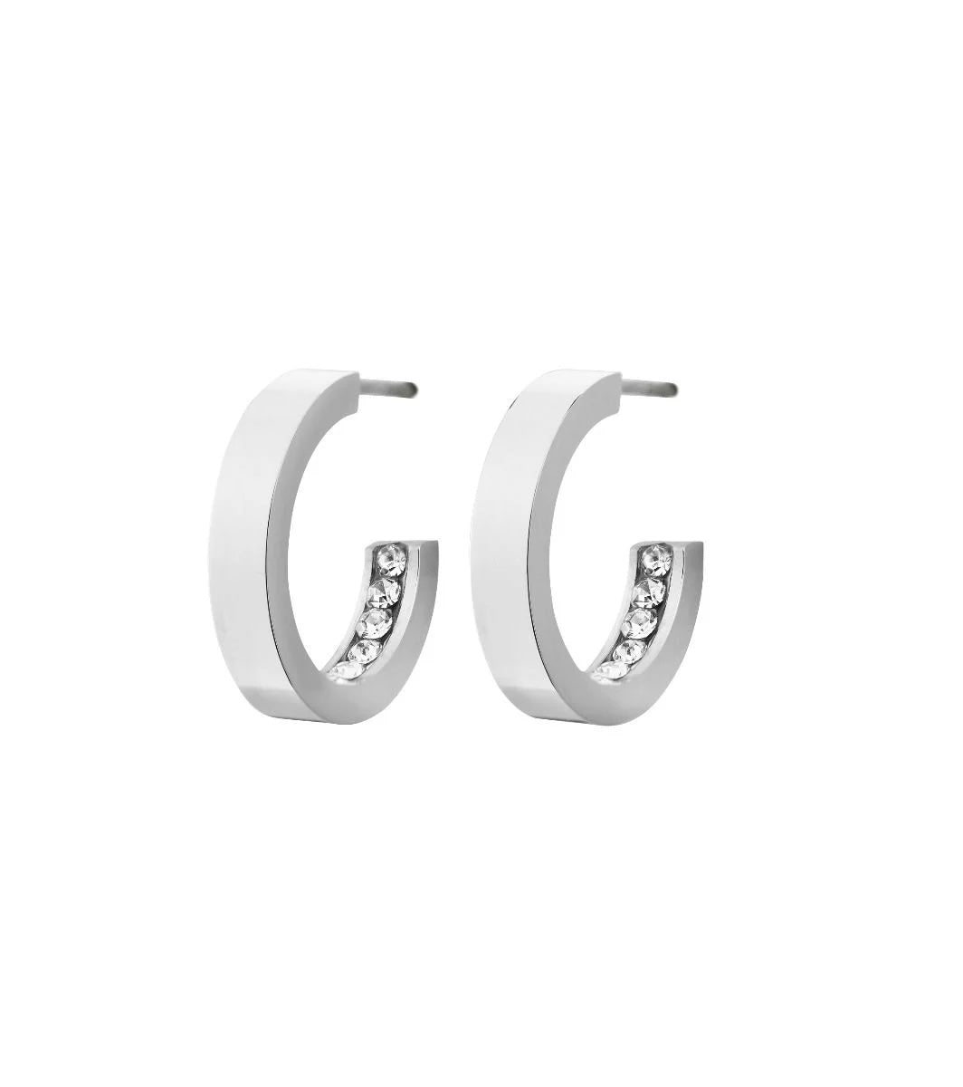 MONACO EARRINGS MINI STEEL