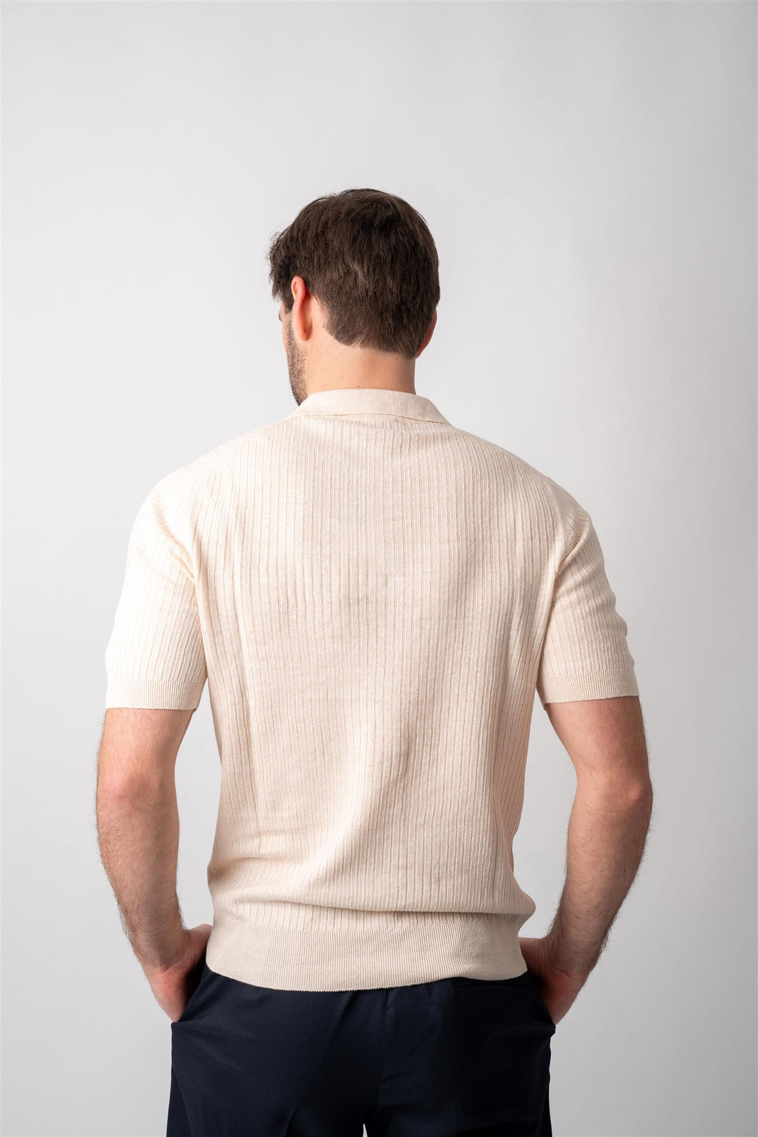 Linen Rib Pique - Cream