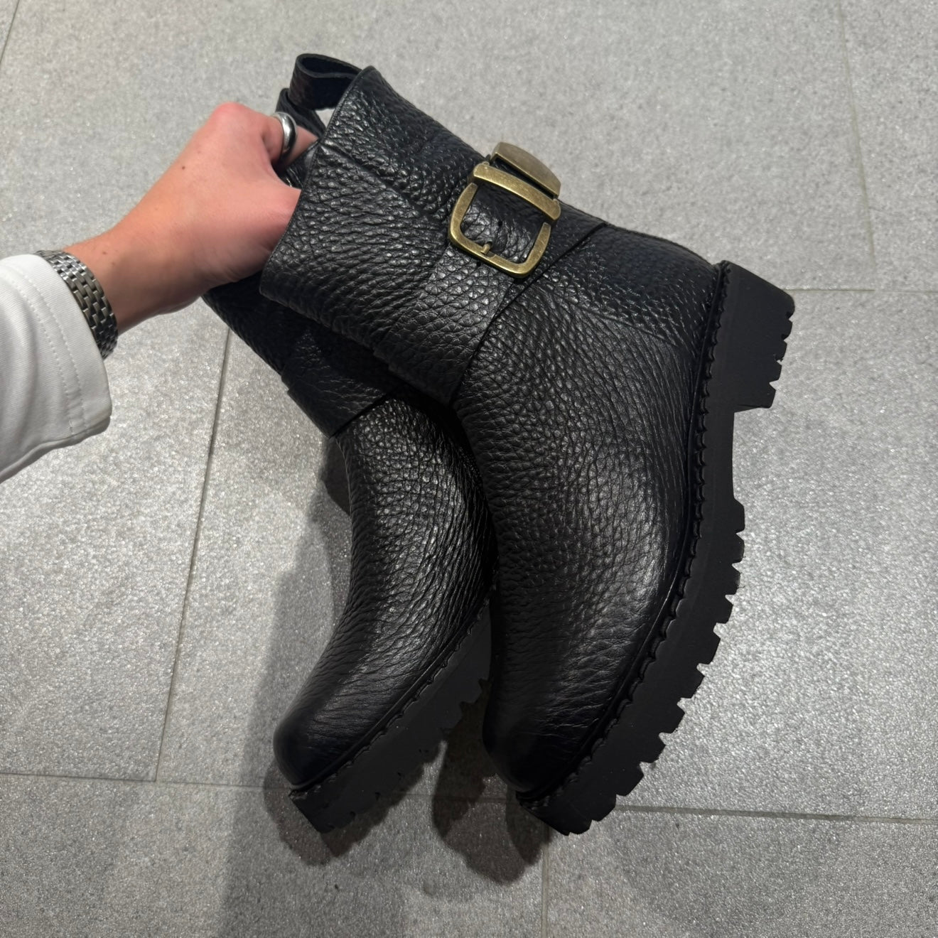 Ankle Boot with Buckle