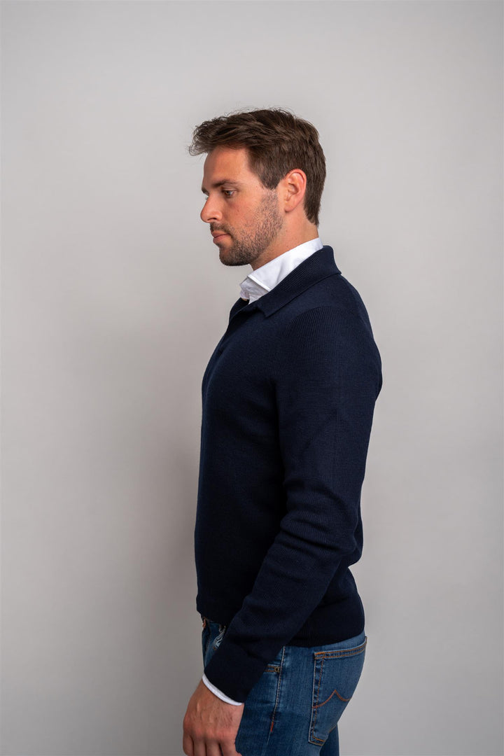 Tennis Polo - Navy