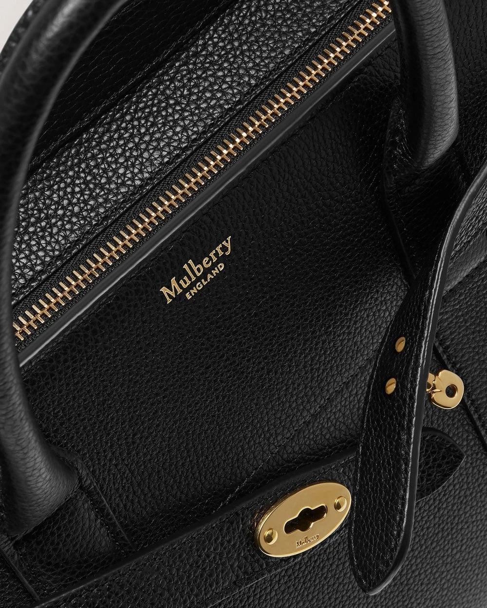 Small Zipped Bayswater Sml Classic Grain Black