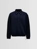 Oakdale Boiled Wool Shirt - Navy