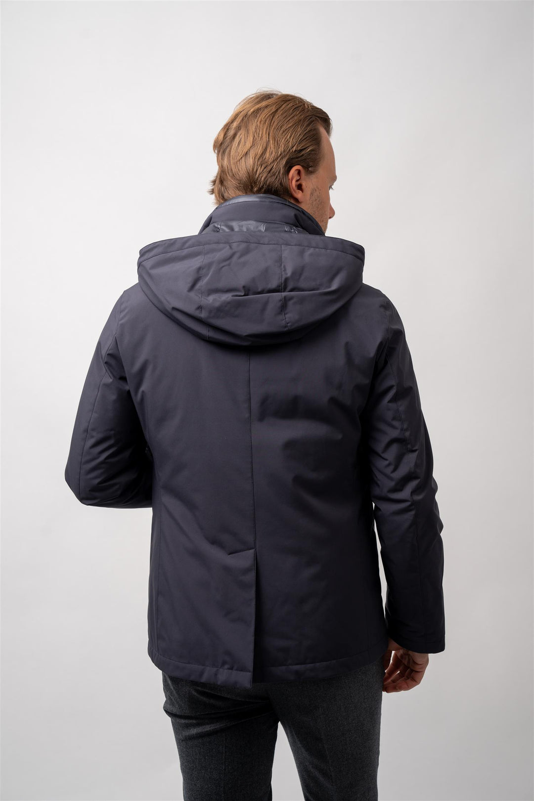 Man Down Coat Navy