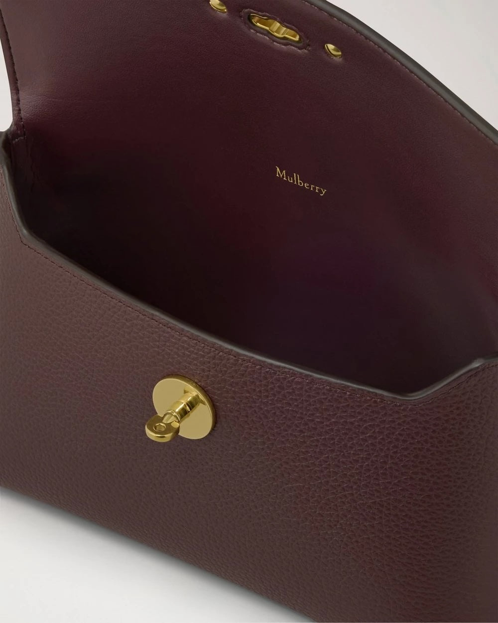 Darley Cosmetic Pouch Oxblood Small Classic Grain