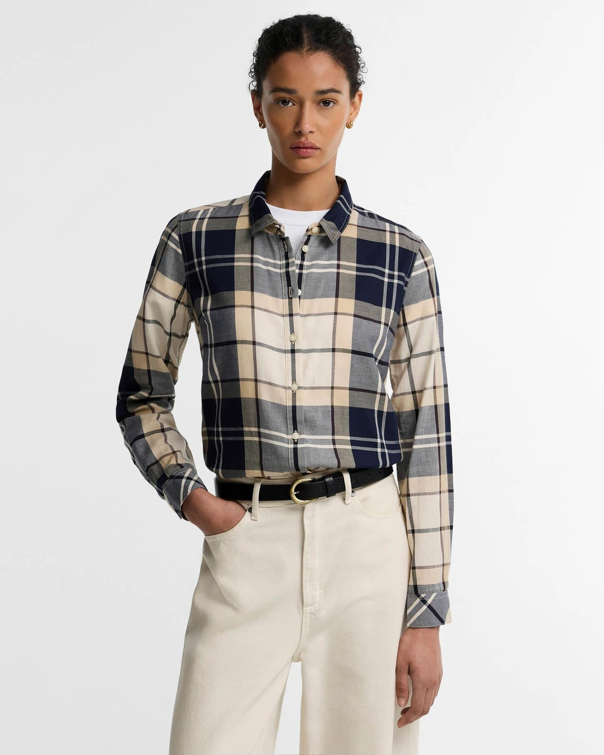 Bredon Regular Long-Sleeved Shirt - Birchwood Tartan