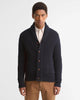 Hartland Knitted Shawl Cardigan - Navy