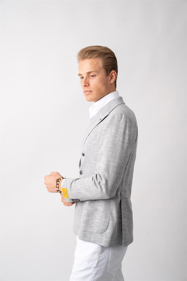 Dobbelspent Blazer - Grey