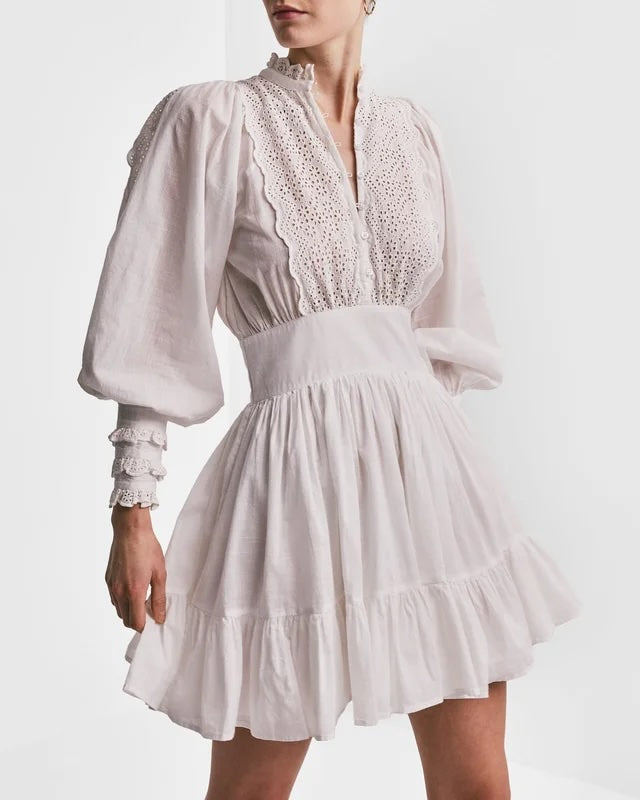 Cotton Slub Mini Dress