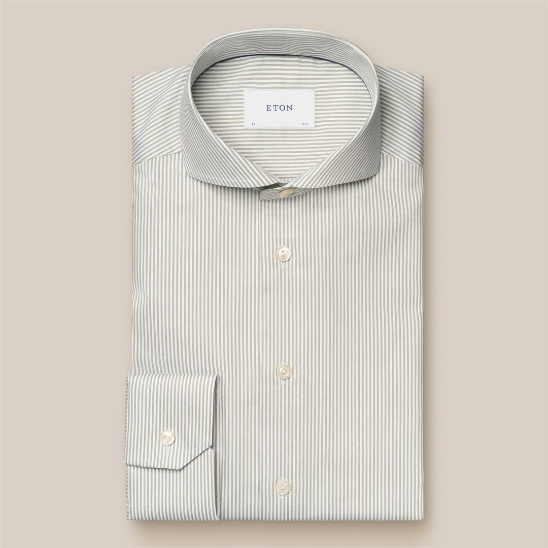 Bengal Striped Shirt - Hvit / Grønn