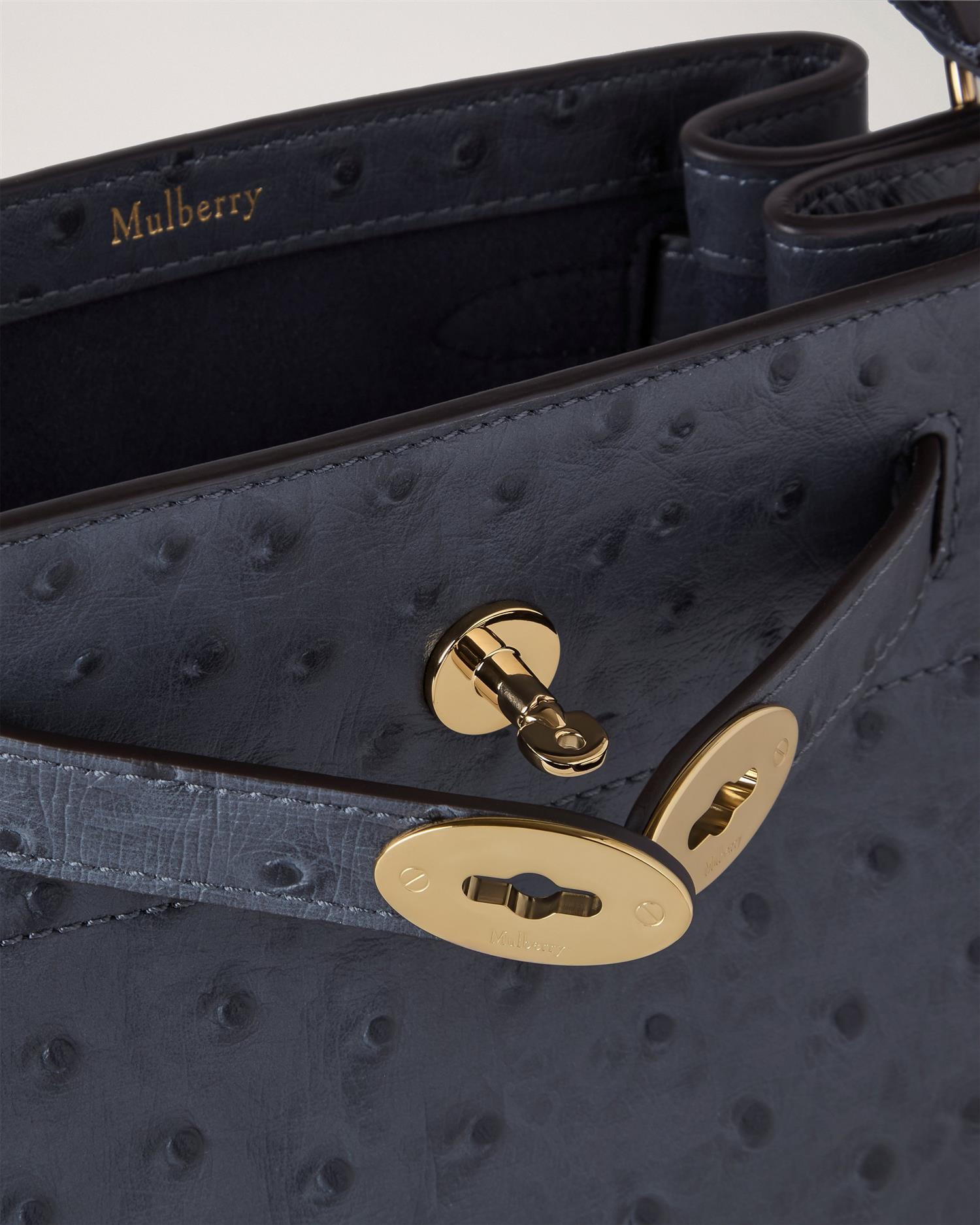 Islington Bucket Ostrich Print