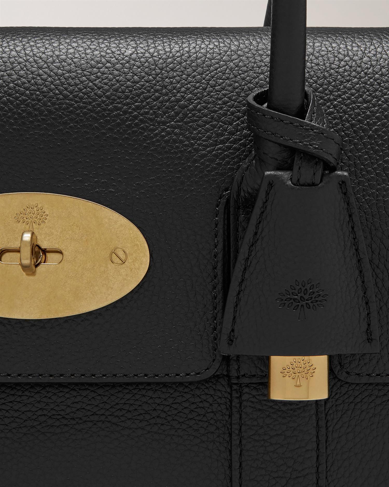 Bayswater Small Classic Grain Black-Brass