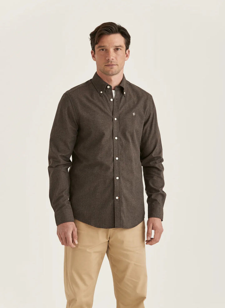 Watts Flannel Shirt - Brown