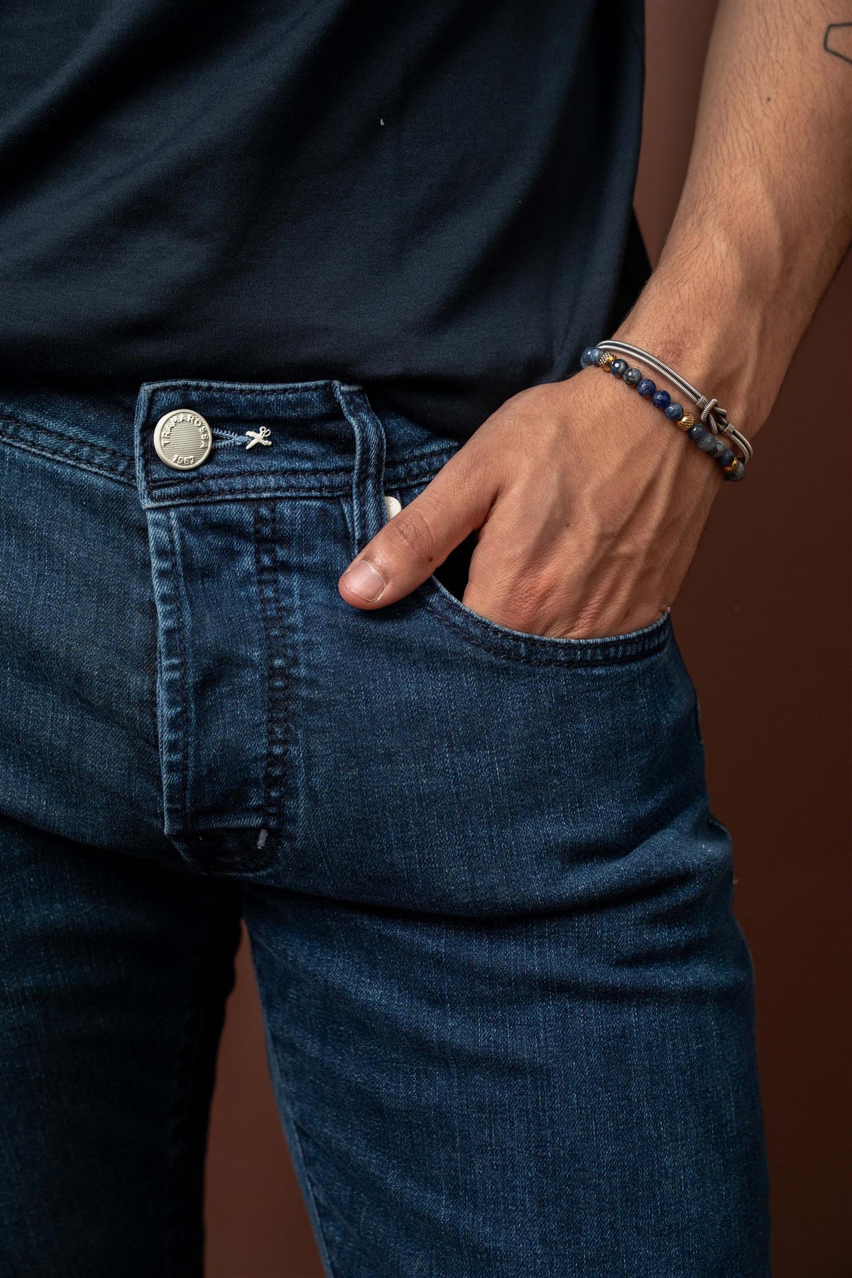 Michelangelo Jeans St Moritz - Blue