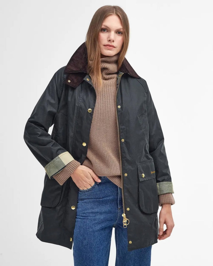 Barbour Long Beadnell Wax Jacket