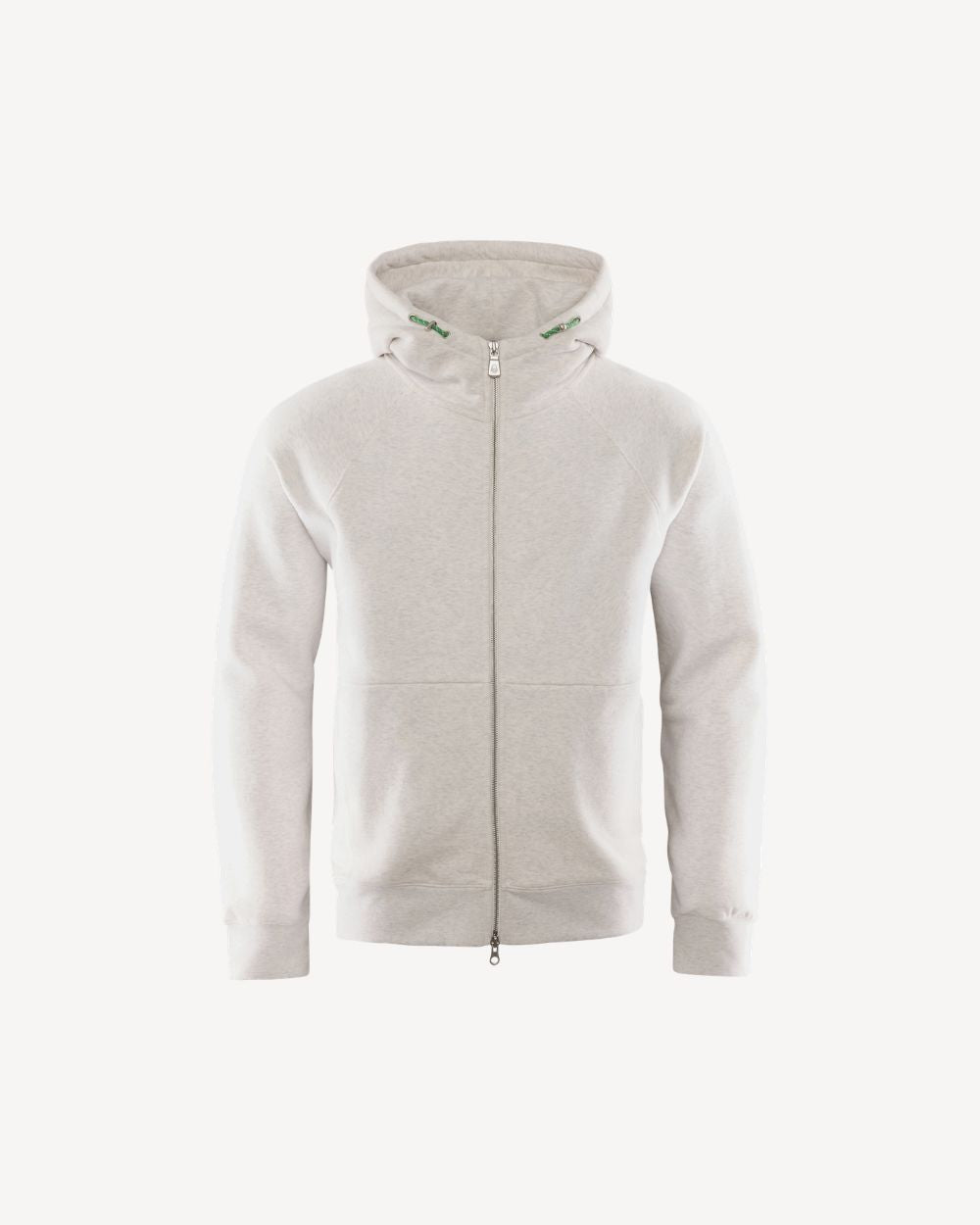 Flow Zip Hood - Light Grey
