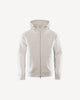 Flow Zip Hood - Light Grey
