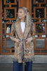 Long Fringed Paisley Jacket - Camel