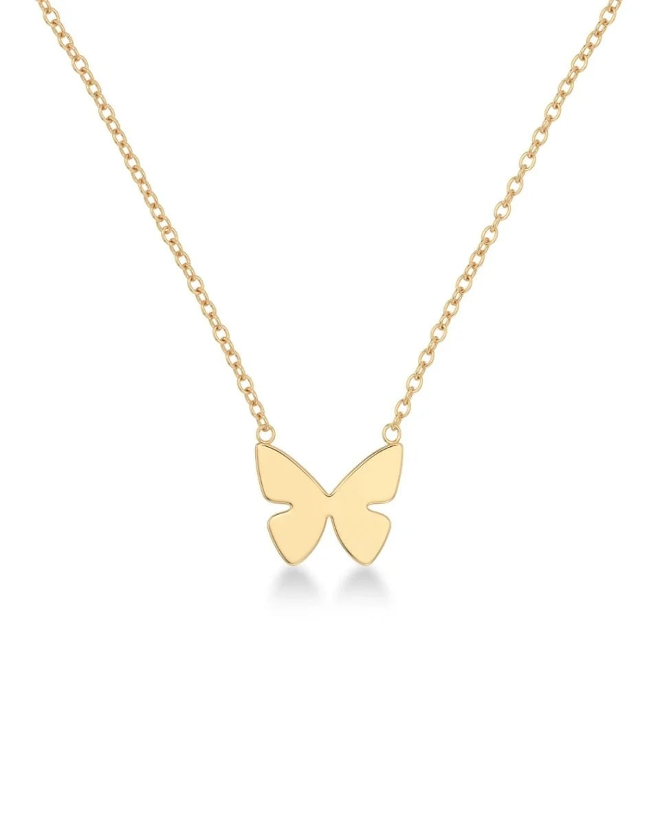 Papillon Necklace Gold