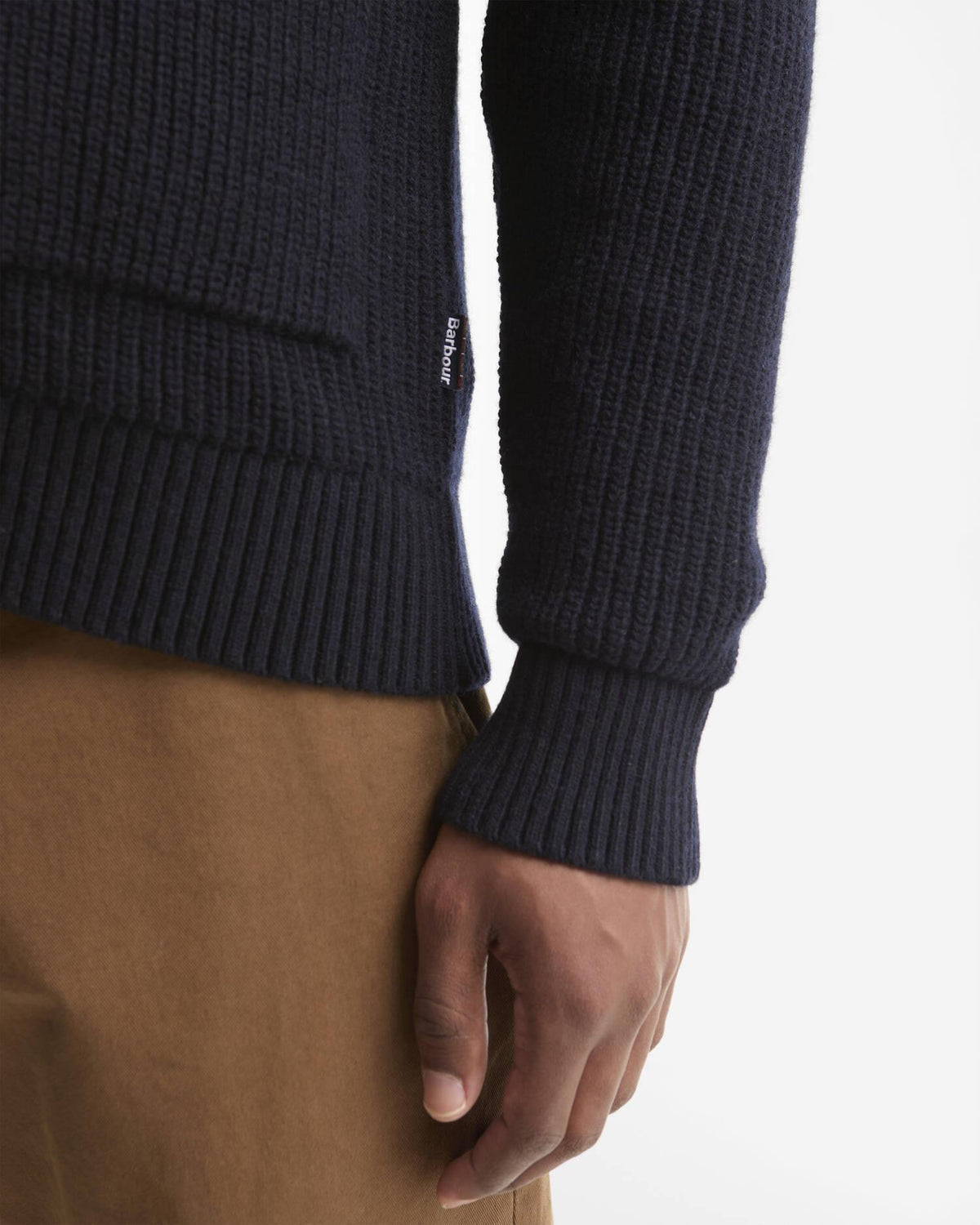 Hartland Knitted Shawl Cardigan - Navy