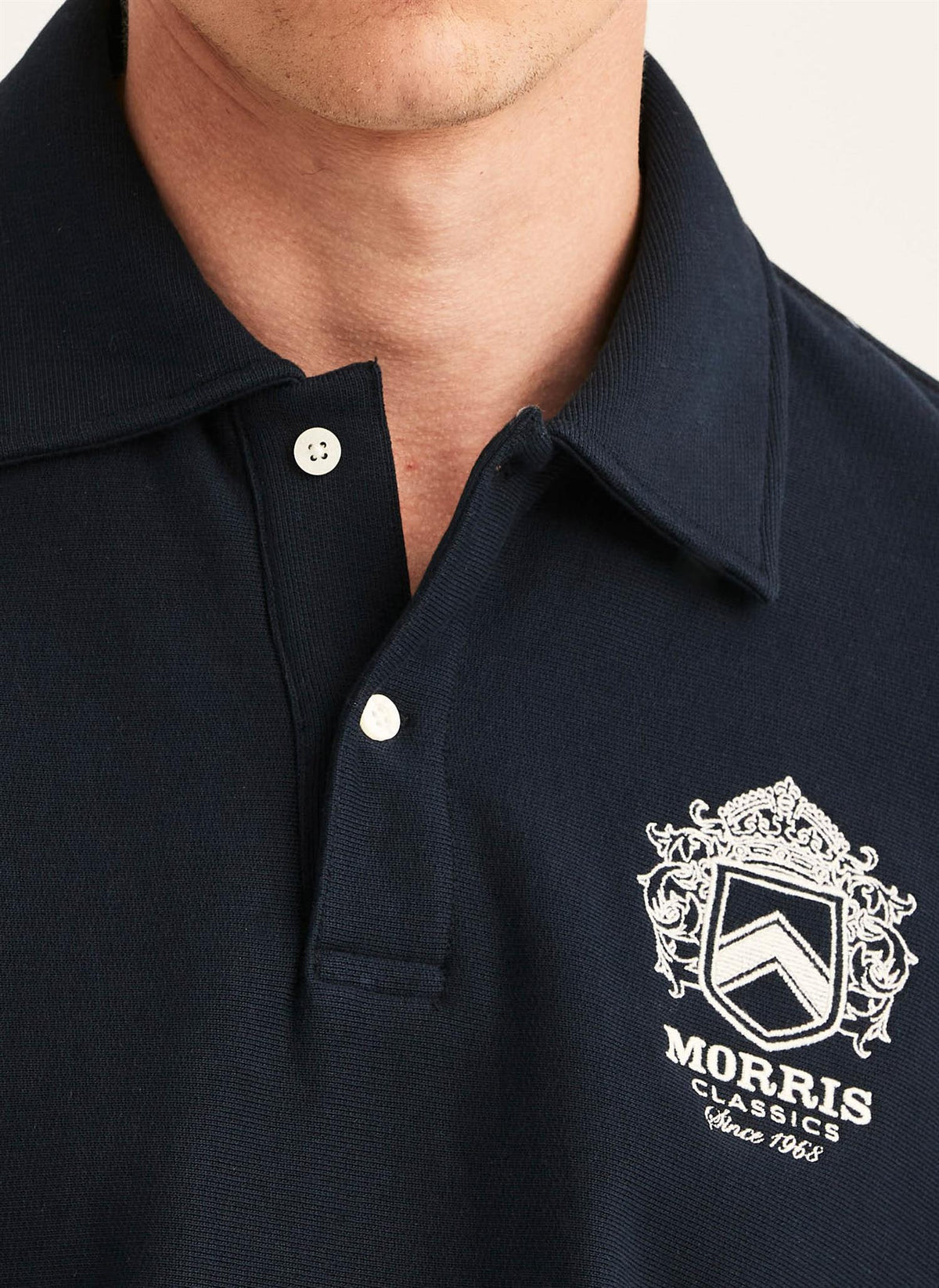 Winston Polo Sweatshirt - Old Blue