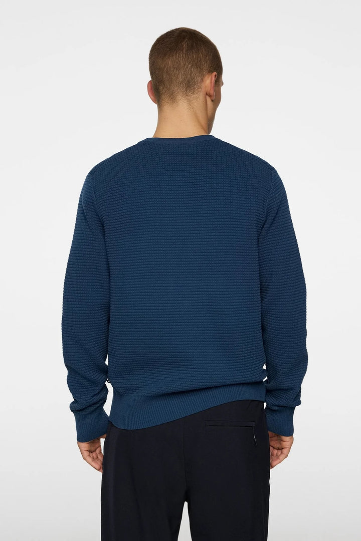 Oliver Structured Sweater - Blue