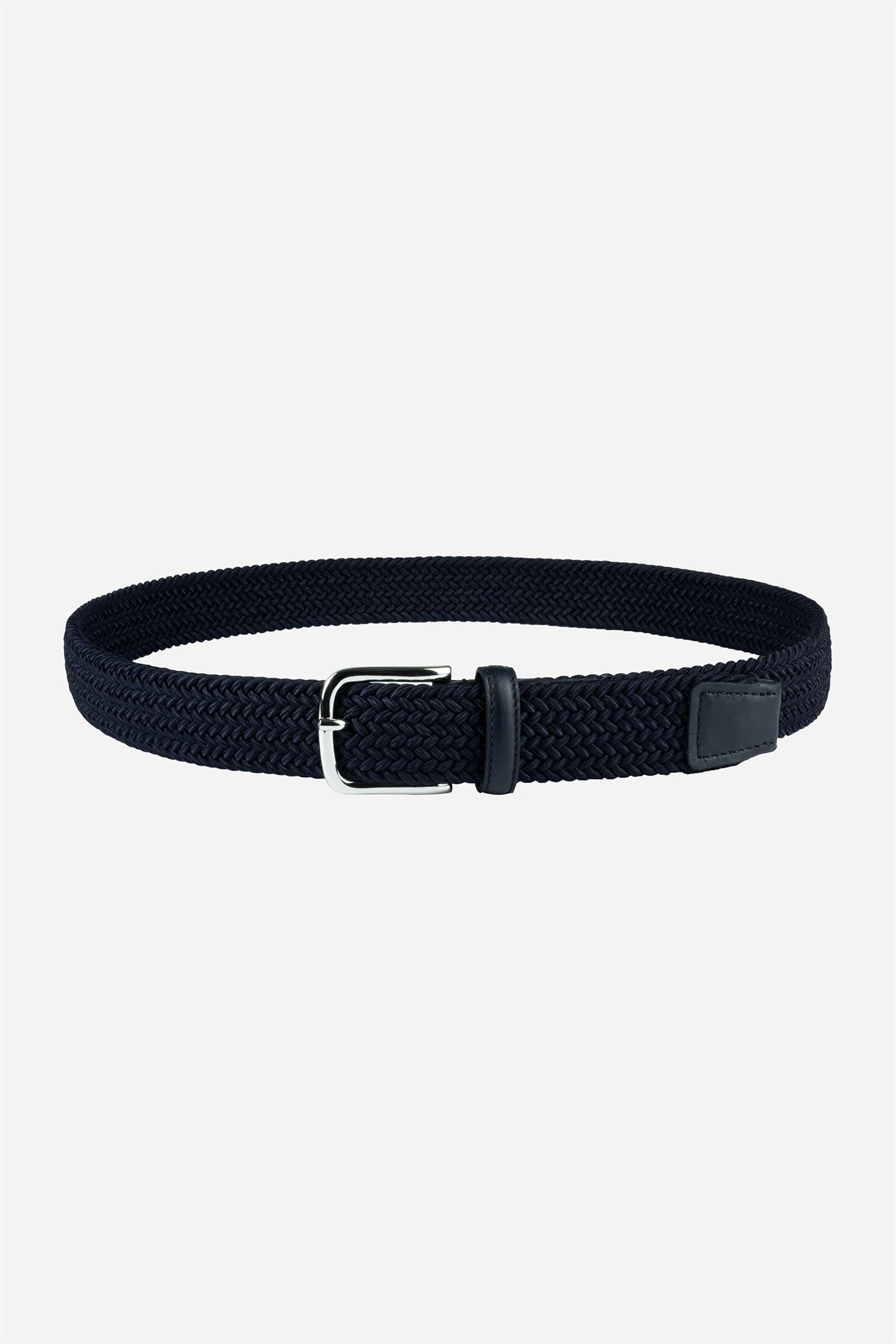 Elastic Woven Belt - Navy