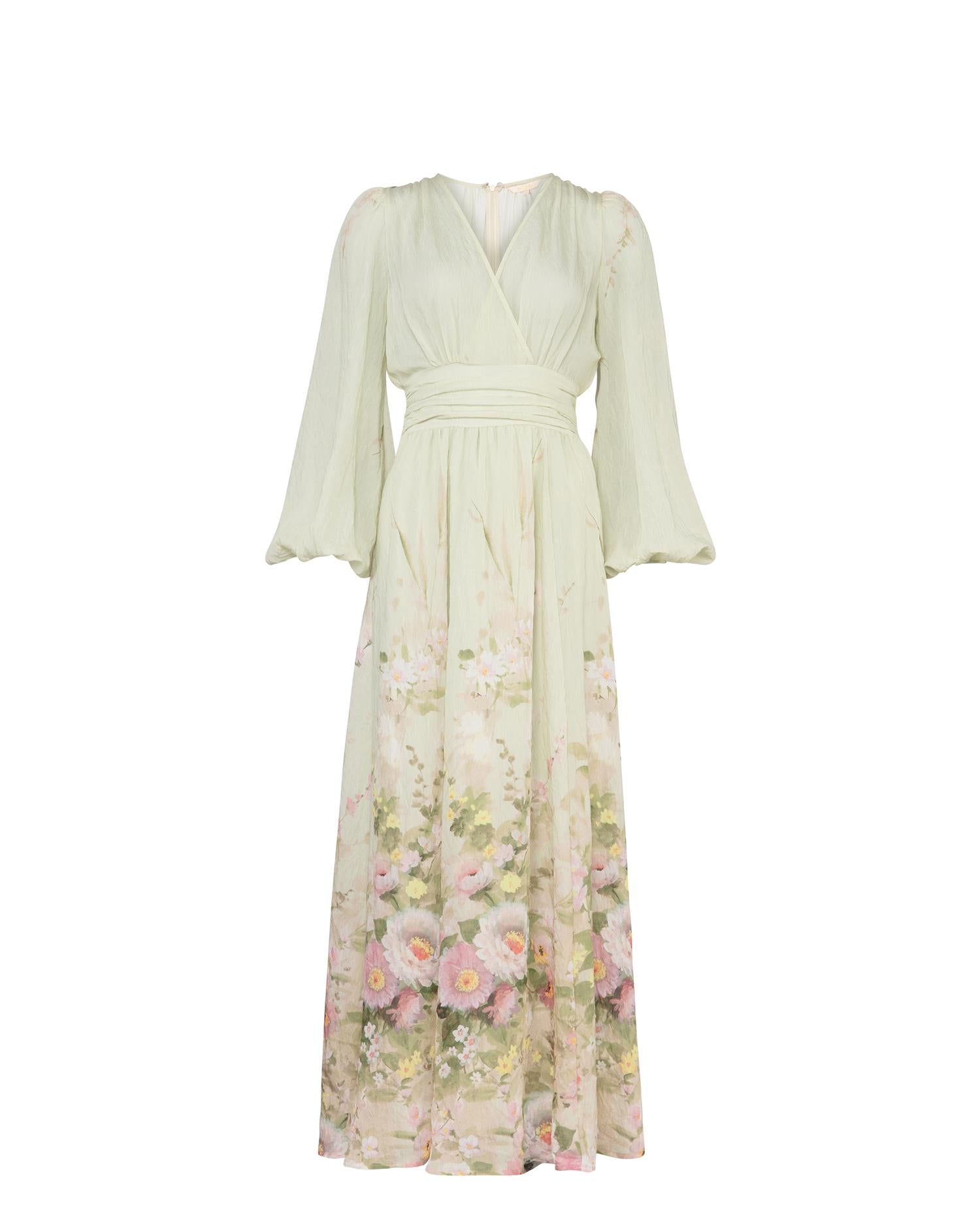 V-Neck Dress Growing Garden
