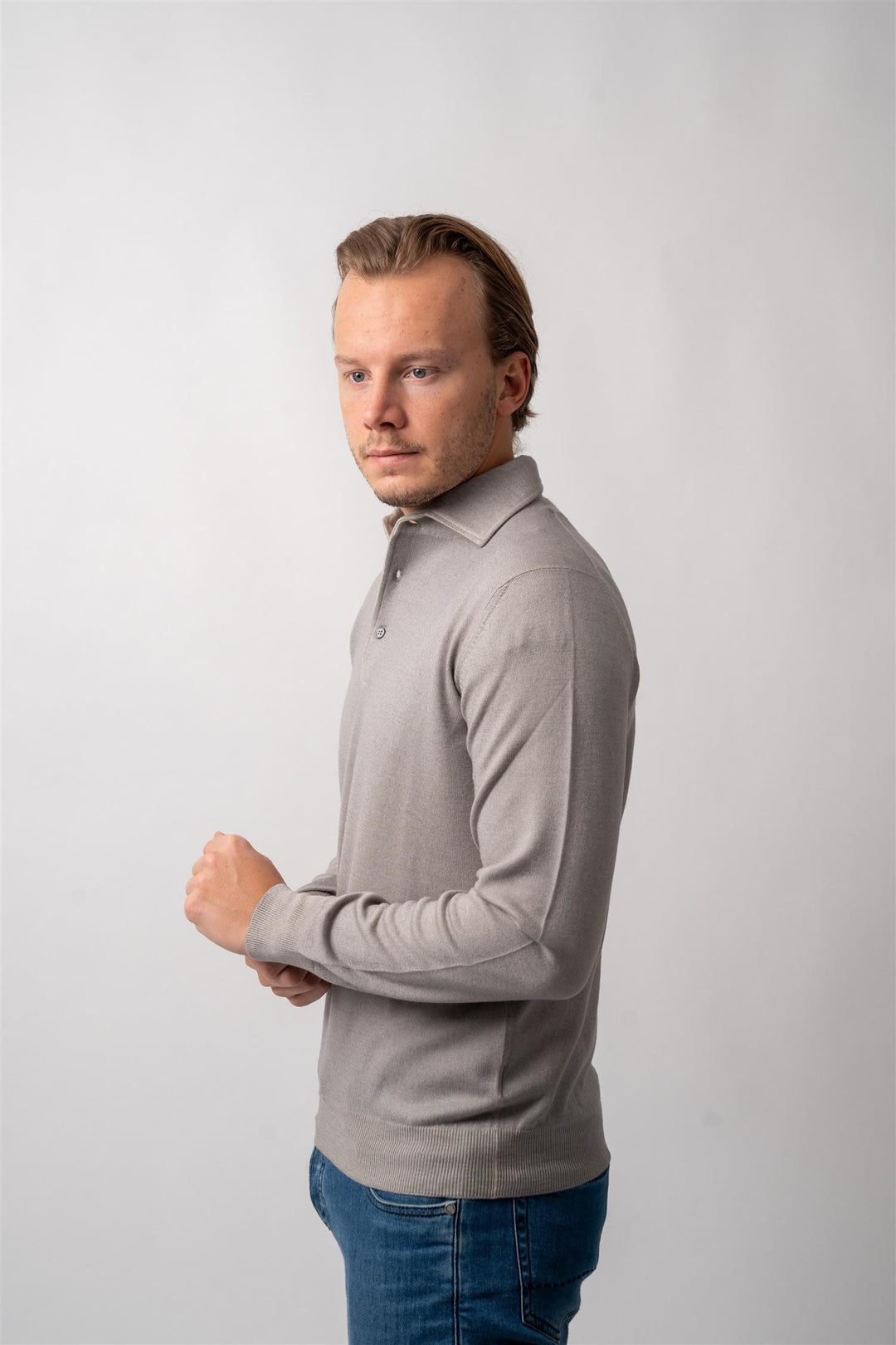 Polo Long Sleeve - Grey