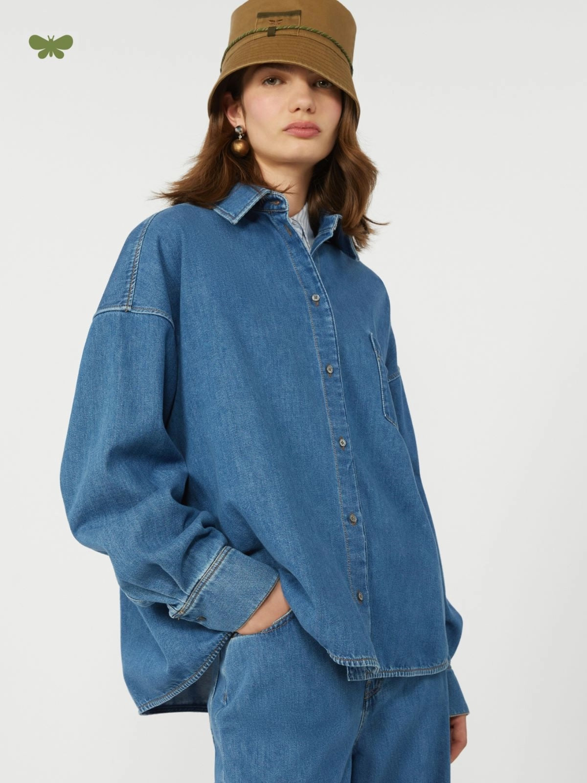 Cotton Denim Shirt