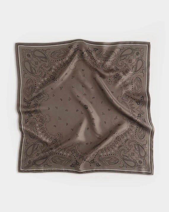 Paisley Scarf Taupe 65cm