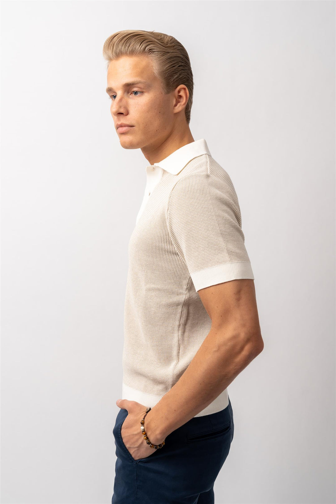 Polo Knitted Beige