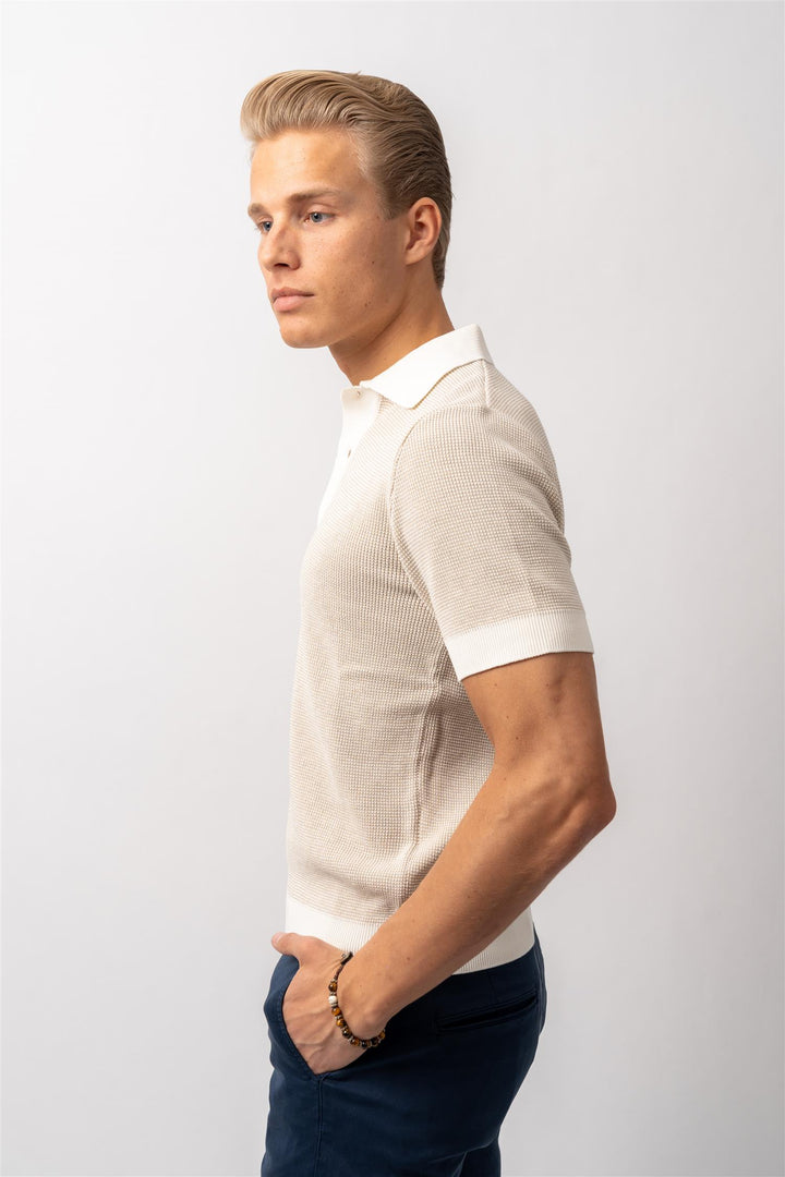 Polo Knitted Beige