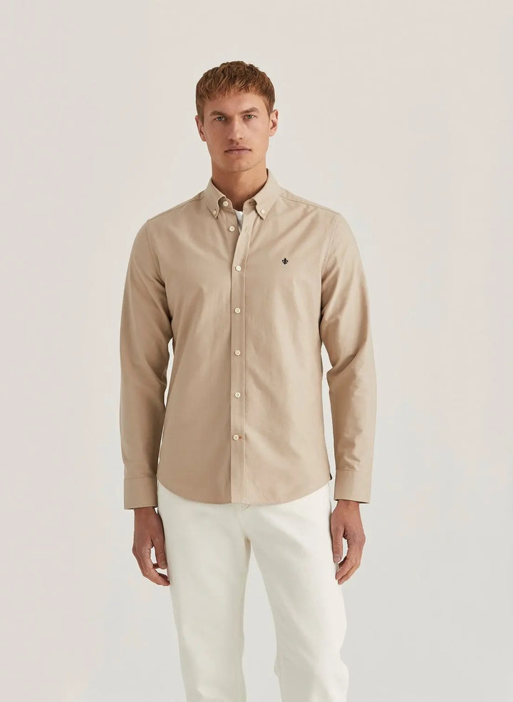 Douglas Linen Shirt - Khaki