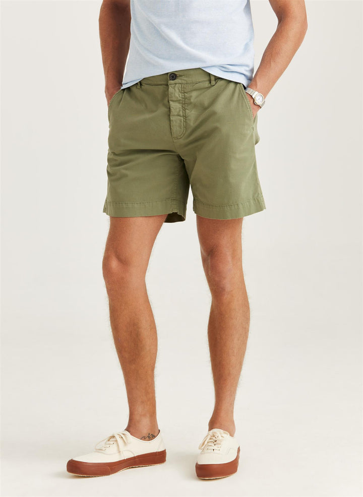 Jeffrey Summer Chino Shorts 7" - Olive