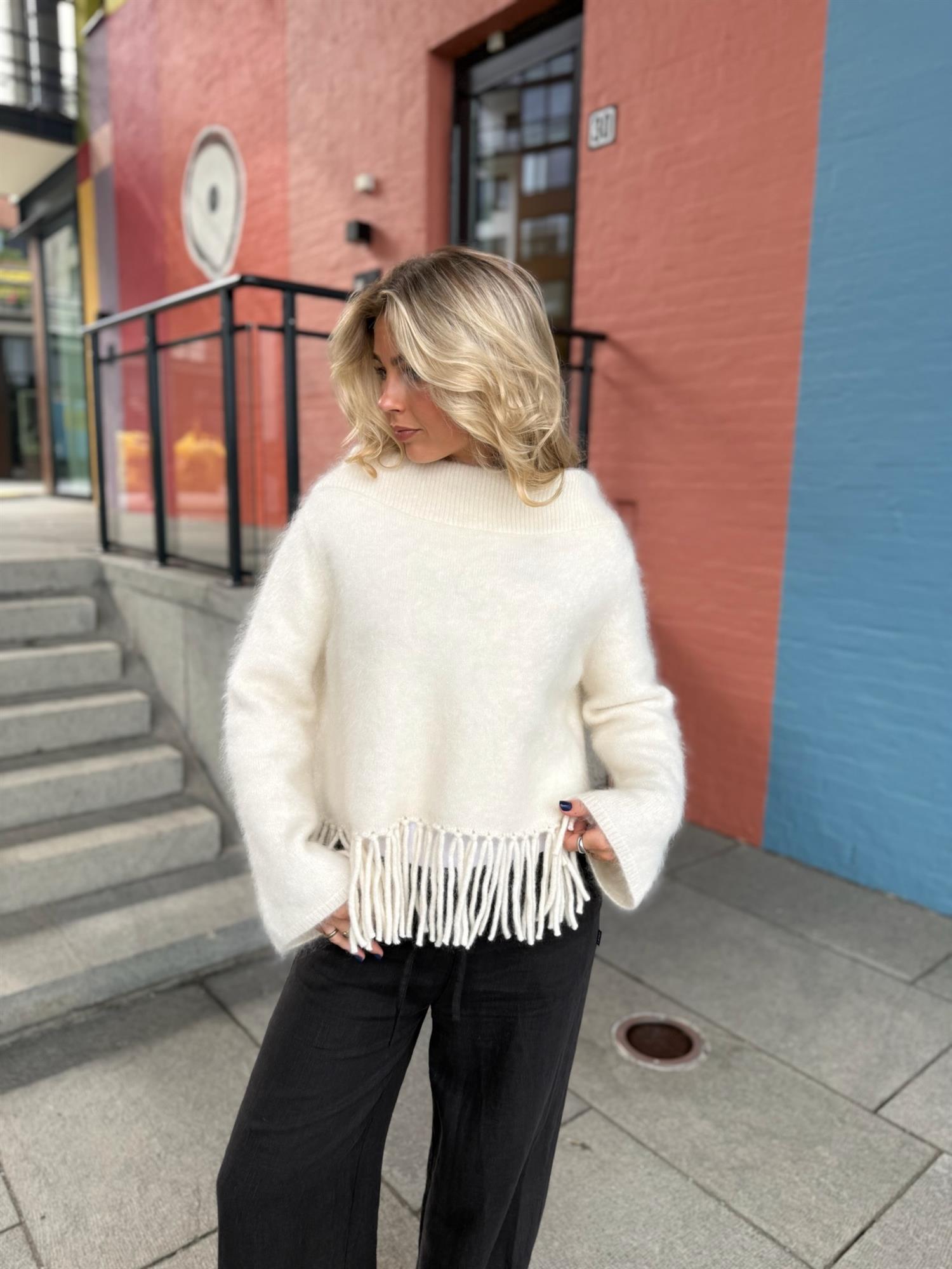 Gine Chunky Sweater Bright White