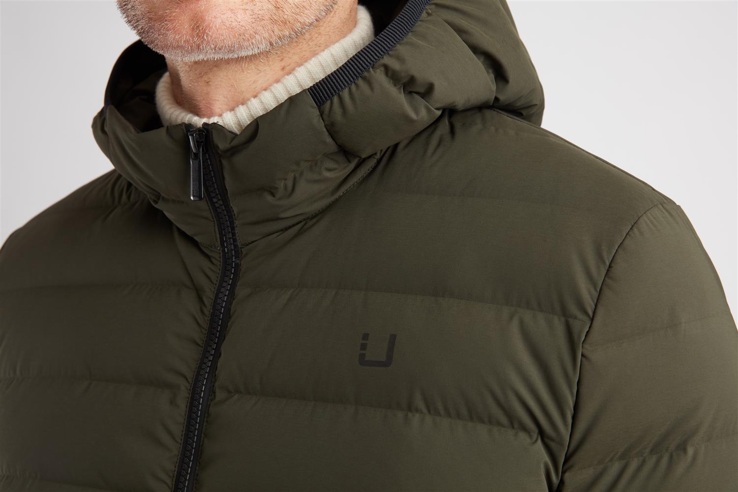 SONIC DELTA HOODED JACKET - Night Olive