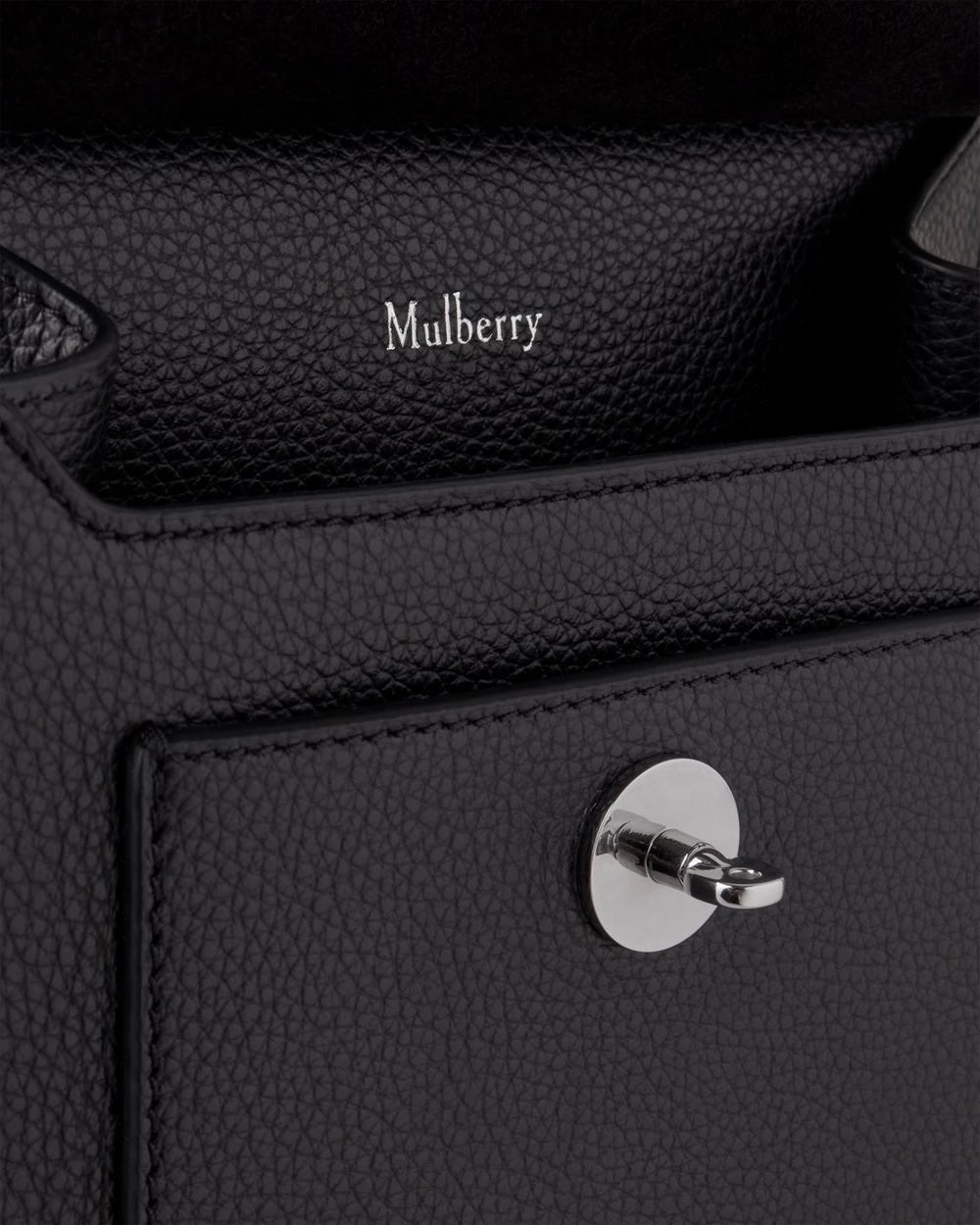 Small Antony Black & Silver Small Classic Grain