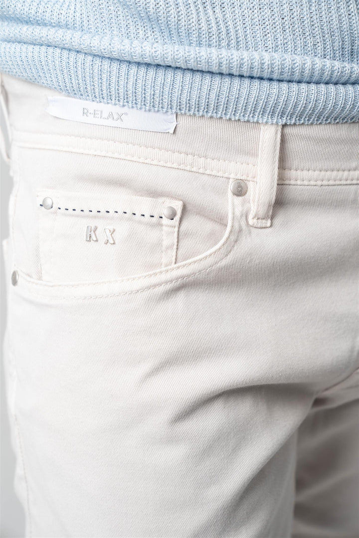 Leonardo 5-Pocket - Off White