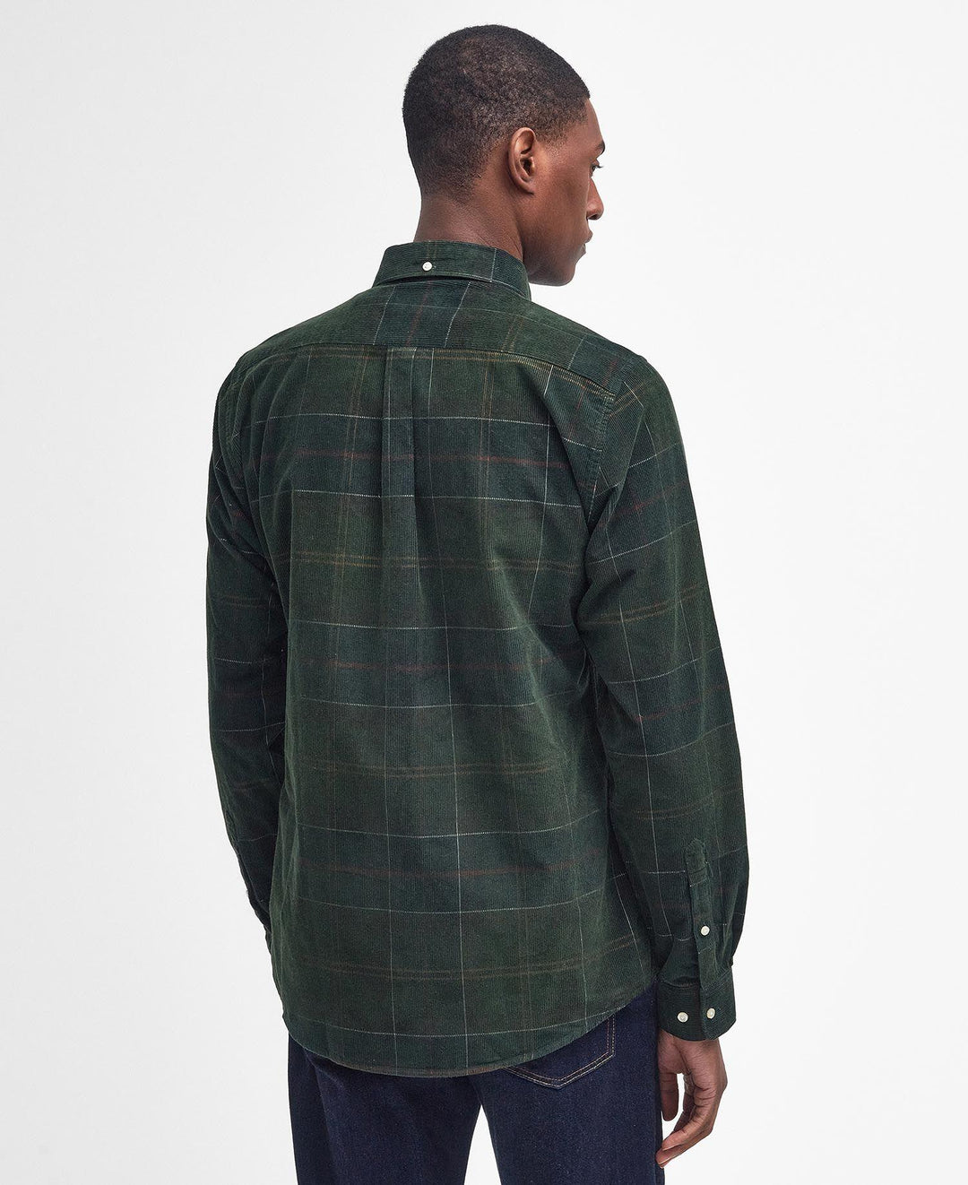 Blair Tailored Tartan Cord Shirt - Grønn