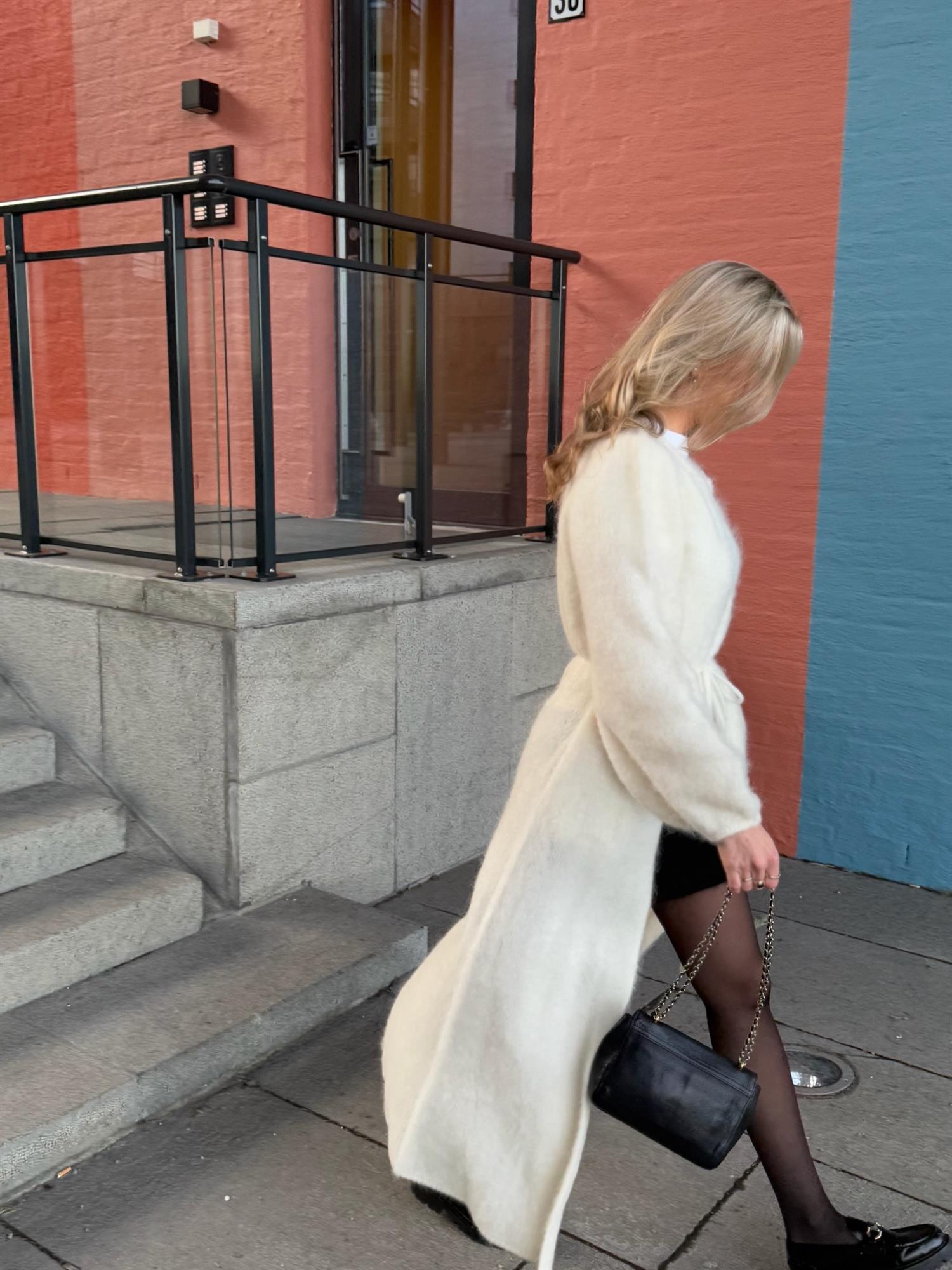 Olivia Chunky Cardigan Bright White