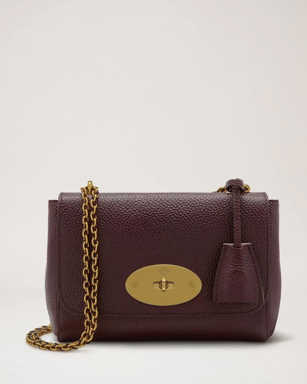 Lily Oxblood Small Classic Grain