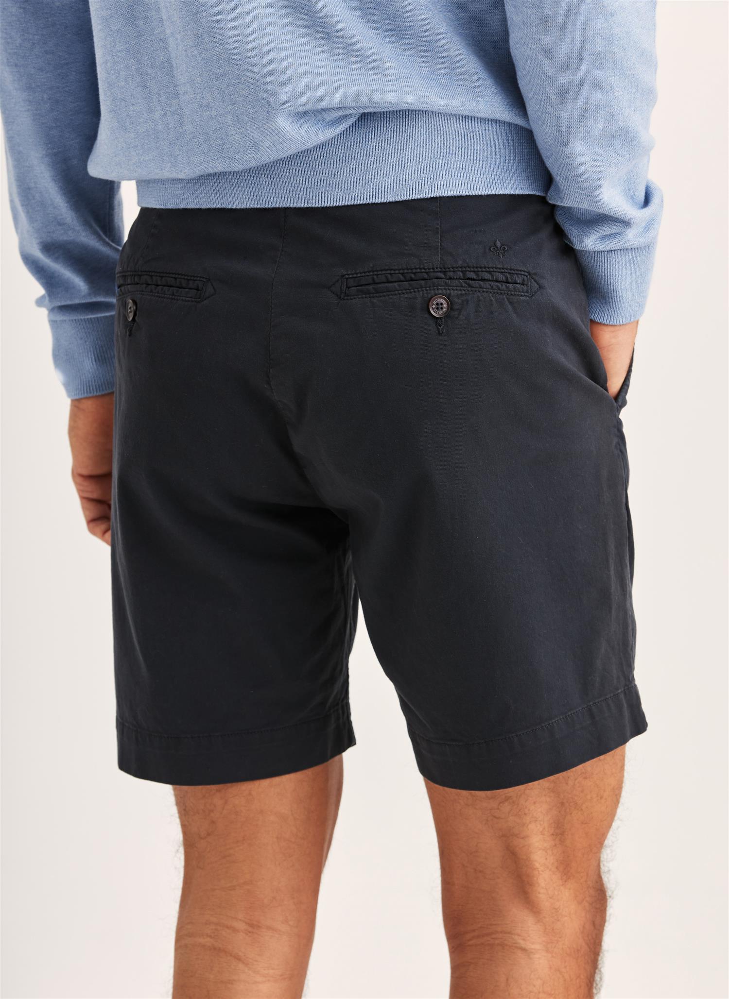 Jeffrey Summer Chino Shorts 7" - Navy