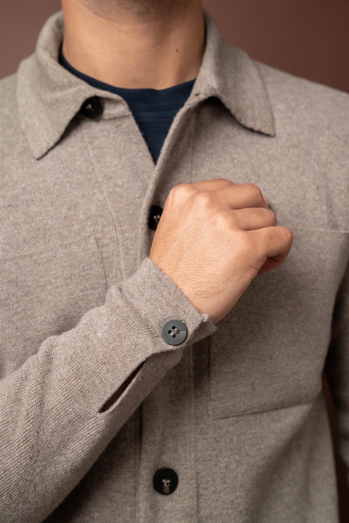 Cardigan - Taupe