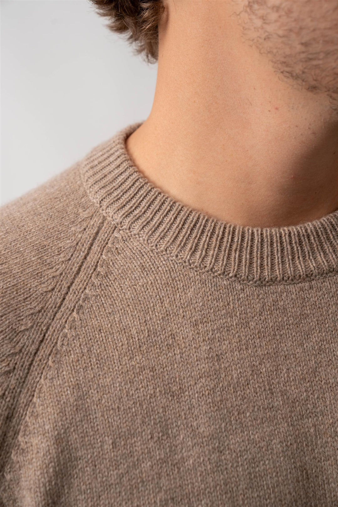 Paricollo Crew Neck - Beige