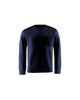 Spine Knitted Crewneck - Dark Navy