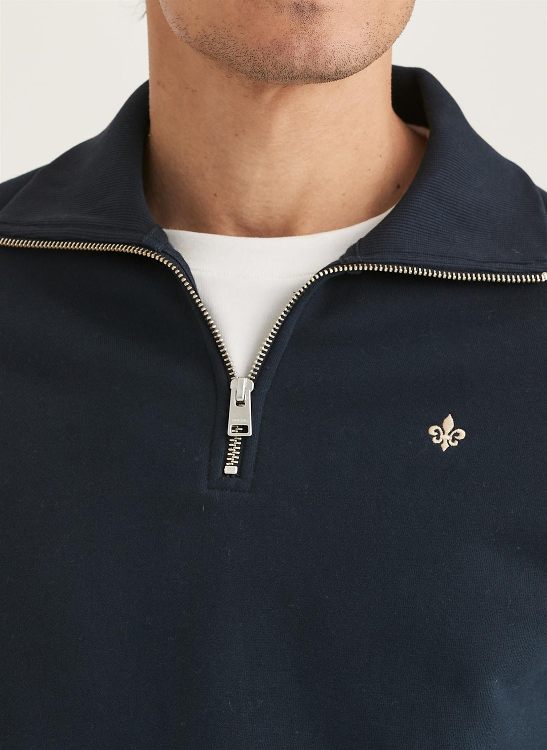 Maryon Half Zip Sweatshirt - Old Blue