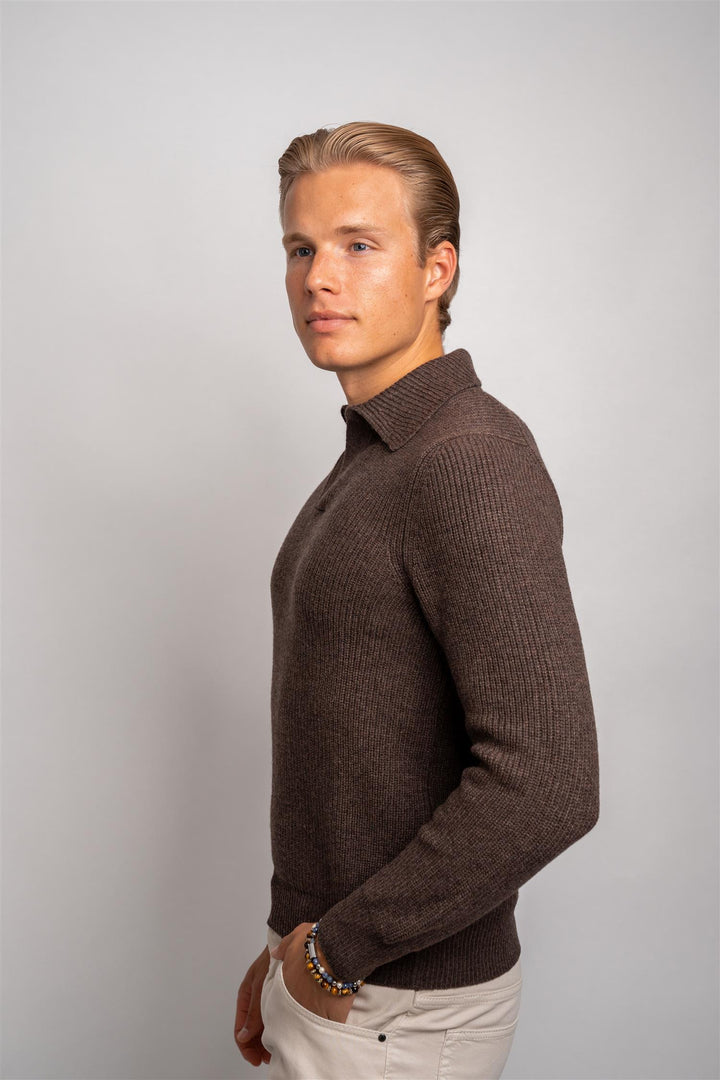Tennis Polo - Brown